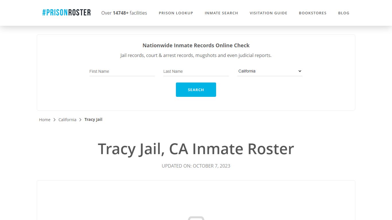 Tracy Jail, CA Inmate Roster - Prisonroster